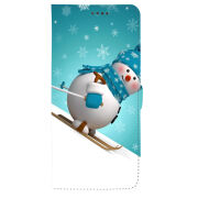 Чохол-книжка Stanford Side Magnet для OnePlus Turbo 6 Skier Snowman