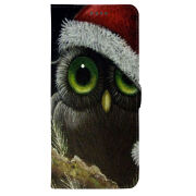 Чохол-книжка Stanford Side Magnet для OnePlus Turbo 6 Christmas Owl