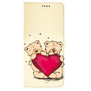 Чохол-книжка Stanford Side Magnet для OnePlus Turbo 6 Teddy Bear Love
