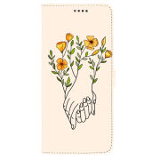 Чохол-книжка Stanford Side Magnet для OnePlus Turbo 6 Flower Hands