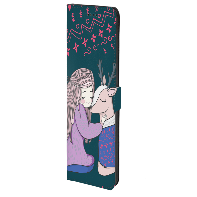 Чохол-книжка Stanford Side Magnet для OnePlus Turbo 6 Girl and deer