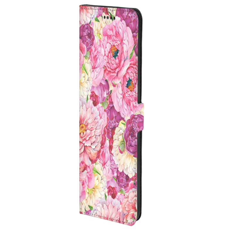 Чохол-книжка Stanford Side Magnet для OnePlus Turbo 6 Pink Peonies