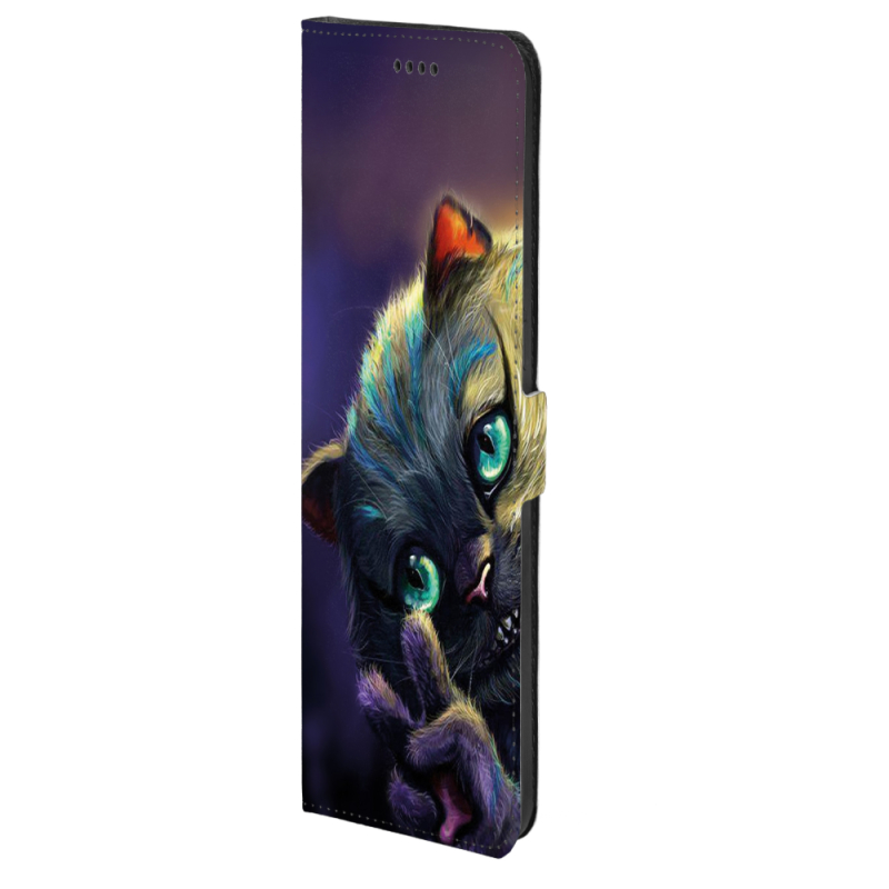 Чохол-книжка Stanford Side Magnet для OnePlus Turbo 6 Cheshire Cat