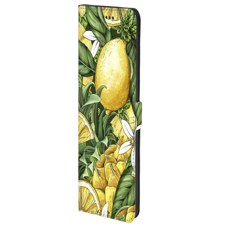 Чохол-книжка Stanford Side Magnet для OnePlus Turbo 6 Lemon Pattern
