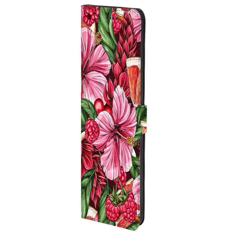Чохол-книжка Stanford Side Magnet для OnePlus Turbo 6 Tropical Flowers