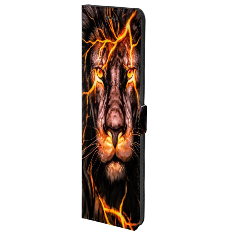 Чохол-книжка Stanford Side Magnet для OnePlus Turbo 6 Fire Lion