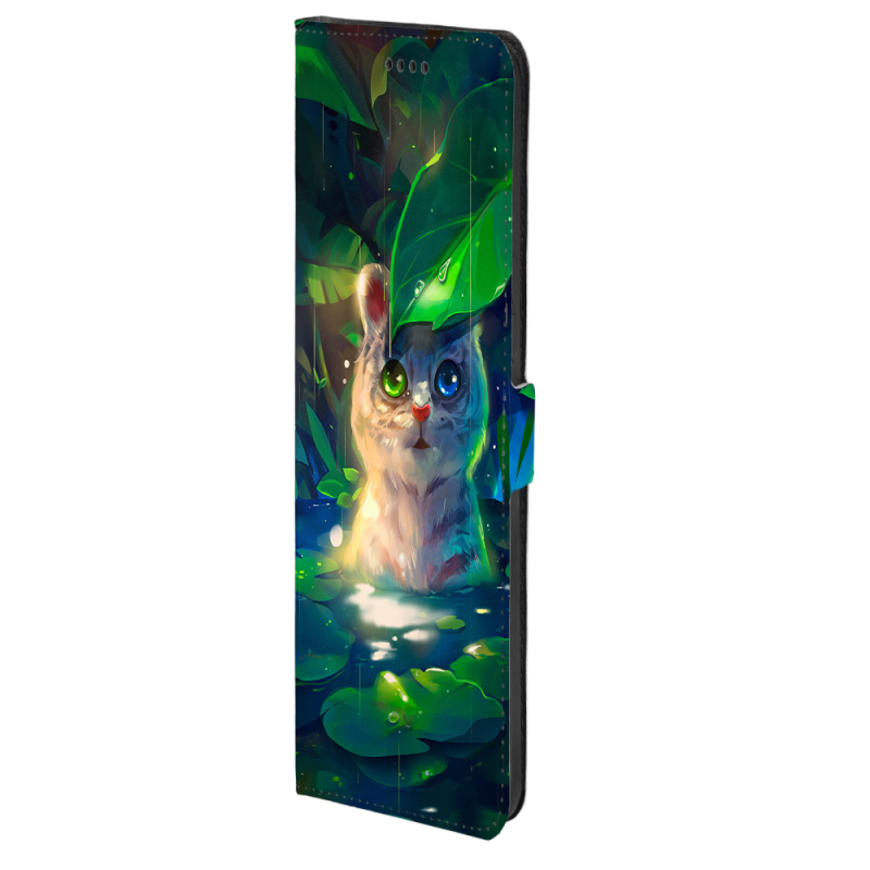 Чохол-книжка Stanford Side Magnet для OnePlus Turbo 6 White Tiger Cub
