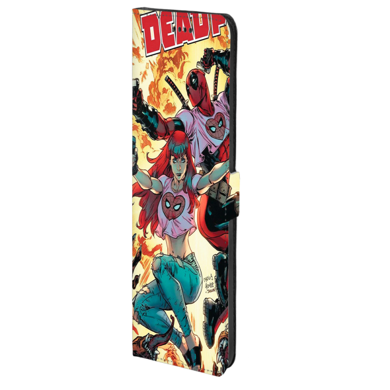 Чохол-книжка Stanford Side Magnet для OnePlus Turbo 6 Deadpool and Mary Jane