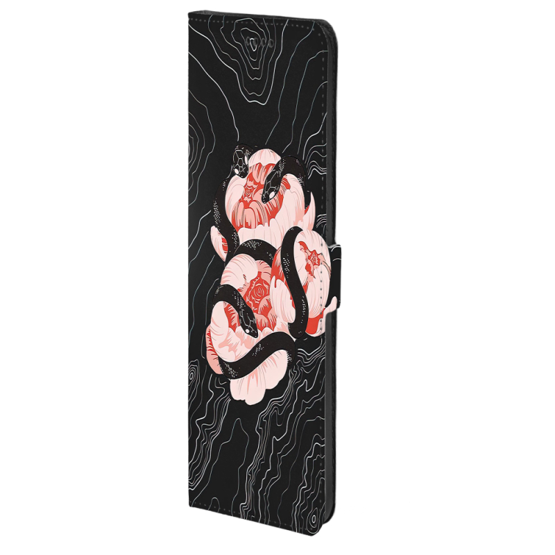 Чохол-книжка Stanford Side Magnet для OnePlus Turbo 6 Snake Rose