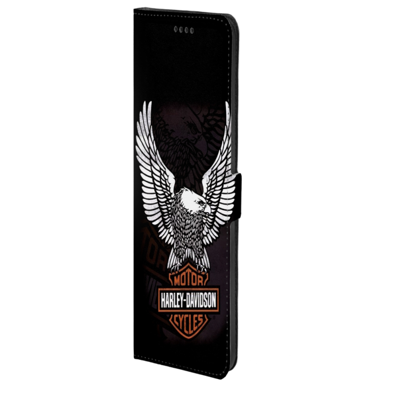 Чохол-книжка Stanford Side Magnet для OnePlus Turbo 6 Harley Davidson and eagle