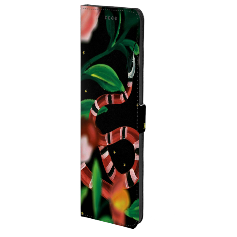 Чохол-книжка Stanford Side Magnet для OnePlus Turbo 6 Red Snake