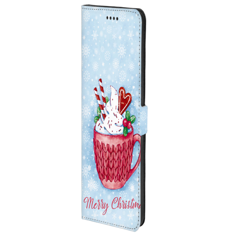 Чохол-книжка Stanford Side Magnet для OnePlus Turbo 6 Spicy Christmas Cocoa