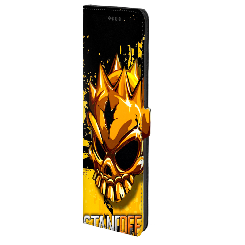 Чохол-книжка Stanford Side Magnet для OnePlus Turbo 6 StandOff 2 gold