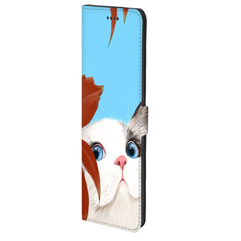 Чохол-книжка Stanford Side Magnet для OnePlus Turbo 6 Wondering Cat