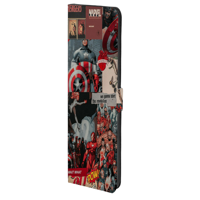 Чохол-книжка Stanford Side Magnet для OnePlus Turbo 6 Marvel Avengers