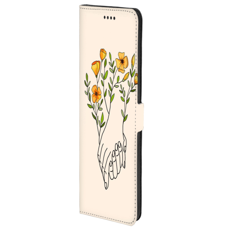 Чохол-книжка Stanford Side Magnet для OnePlus Turbo 6 Flower Hands