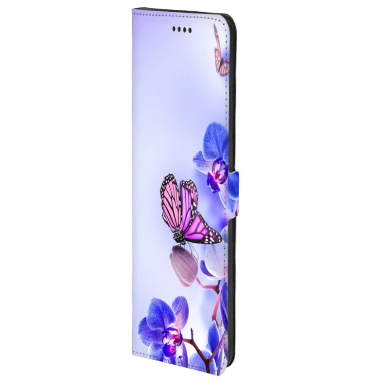 Чохол-книжка Stanford Side Magnet для OnePlus Turbo 6 Orchids and Butterflies