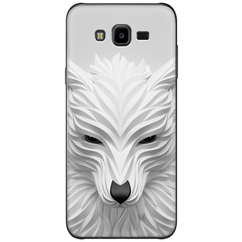 Чехол Uprint Samsung J700H Galaxy J7 White Wolf