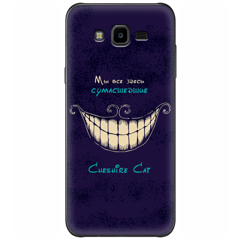 Чехол Uprint Samsung J700H Galaxy J7 Cheshire Cat