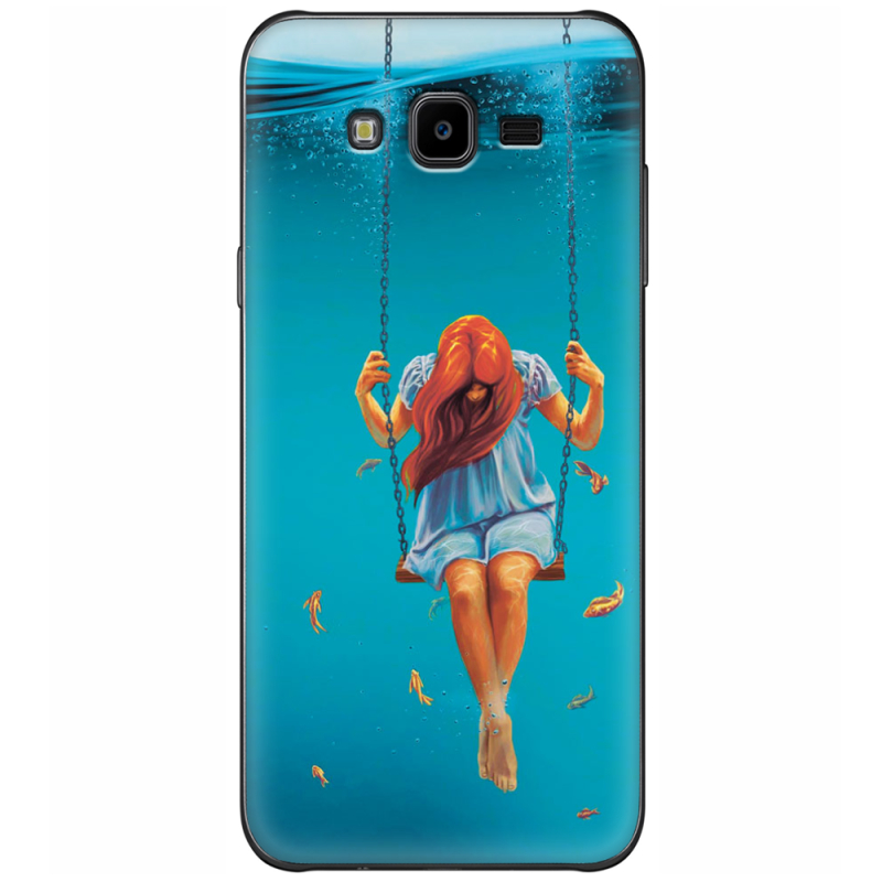 Чехол Uprint Samsung J700H Galaxy J7 Girl In The Sea