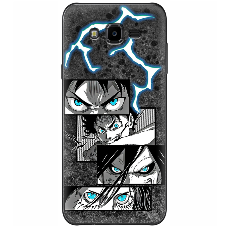 Чехол Uprint Samsung J700H Galaxy J7 Eren Yeager Transformation