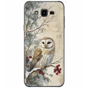 Чехол Uprint Samsung J700H Galaxy J7 Christmas Owl