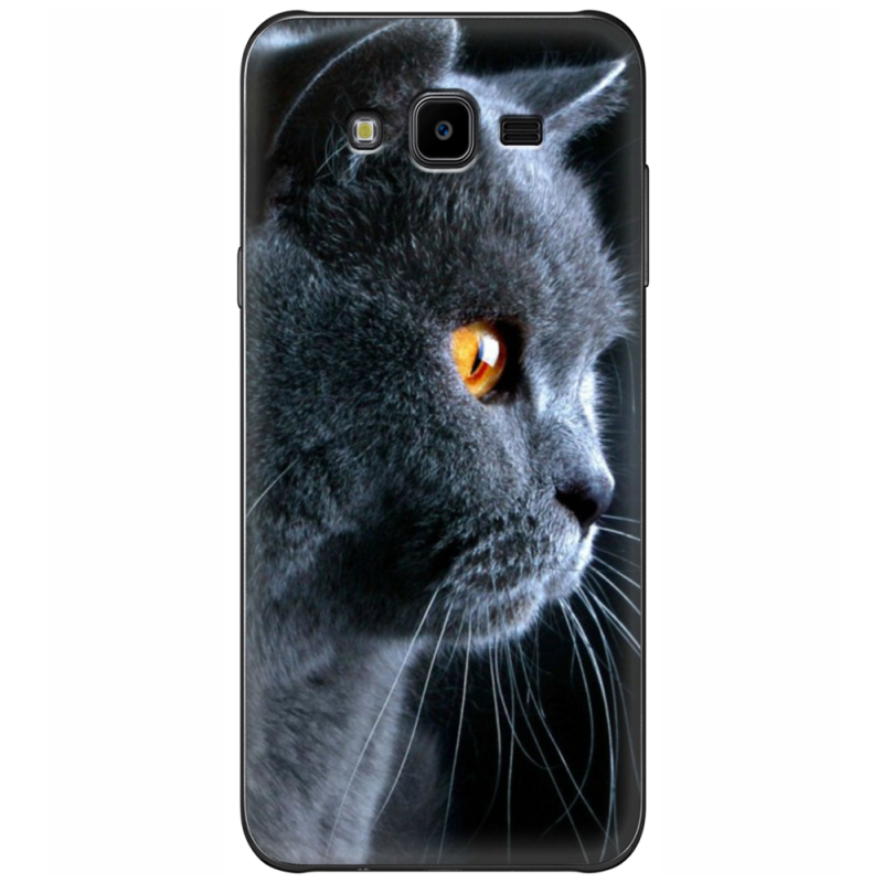 Чехол Uprint Samsung J700H Galaxy J7 English cat