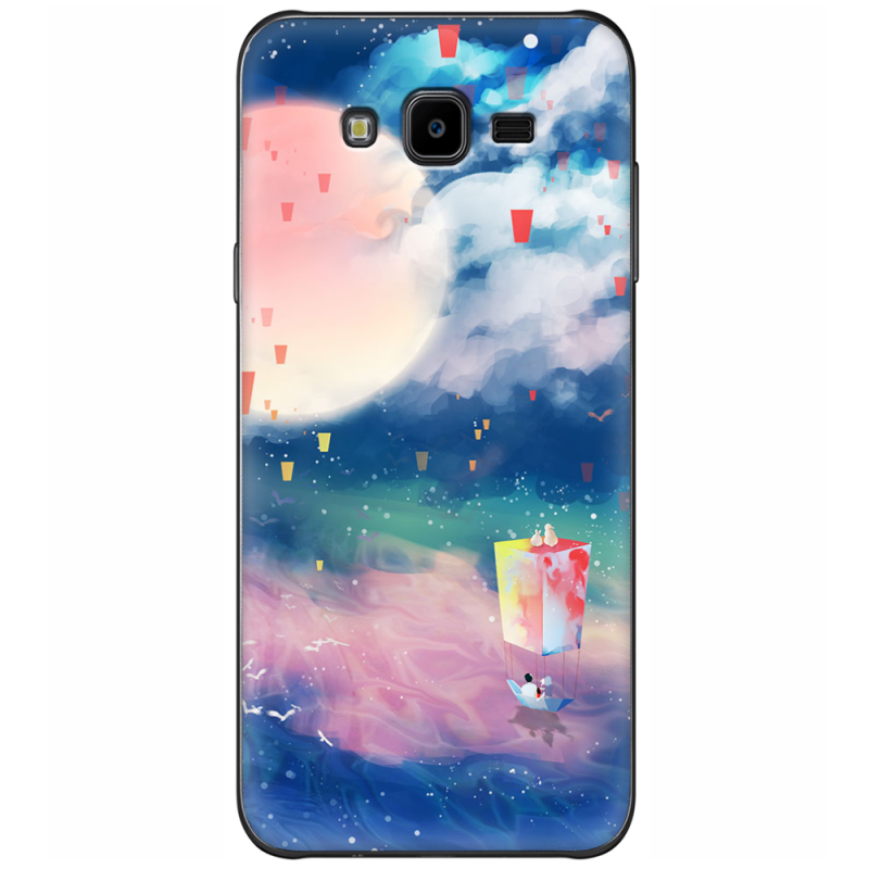 Чехол Uprint Samsung J700H Galaxy J7 Sky Lanterns