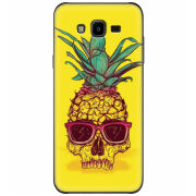 Чехол Uprint Samsung J700H Galaxy J7 Pineapple Skull