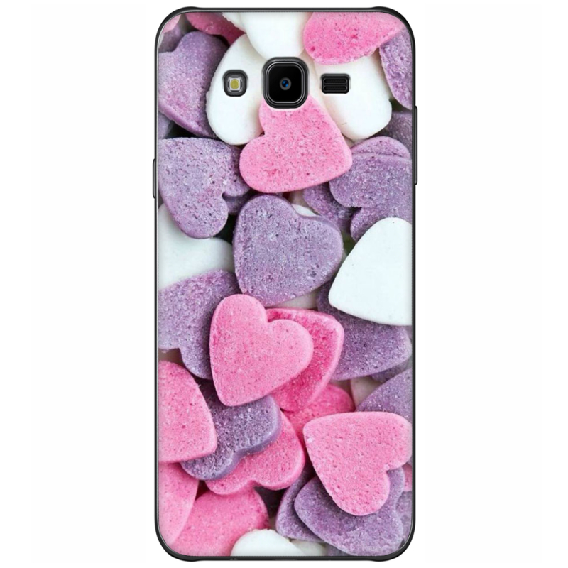 Чехол Uprint Samsung J700H Galaxy J7 Сердечки