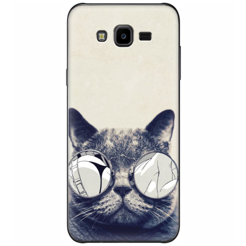 Чехол Uprint Samsung J700H Galaxy J7 Соглядатай Кот