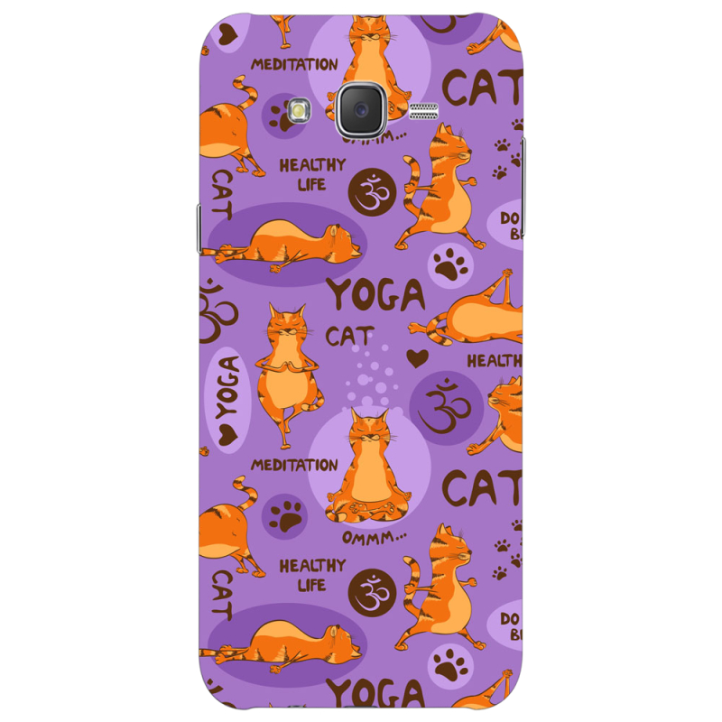 Чехол Uprint Samsung J500H Galaxy J5 Yoga Cat