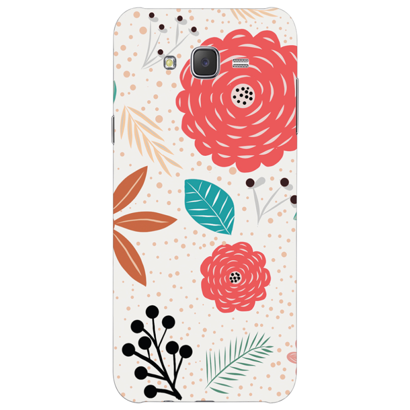 Чехол Uprint Samsung J500H Galaxy J5 Line Flowers