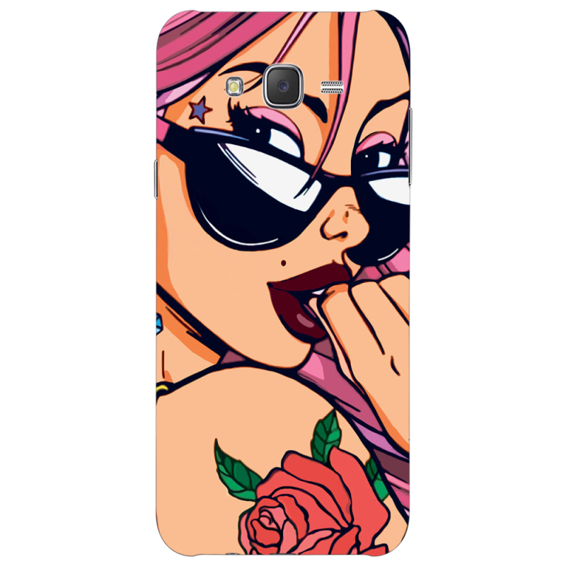 Чехол Uprint Samsung J500H Galaxy J5 Pink Girl