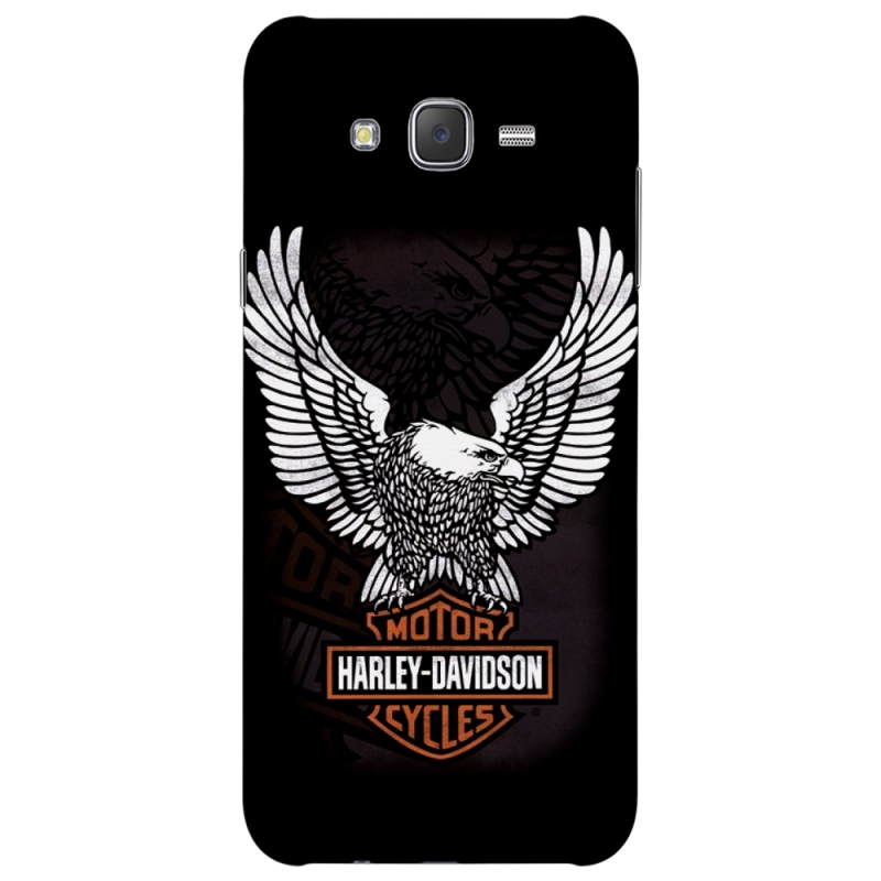 Чехол Uprint Samsung J500H Galaxy J5 Harley Davidson and eagle