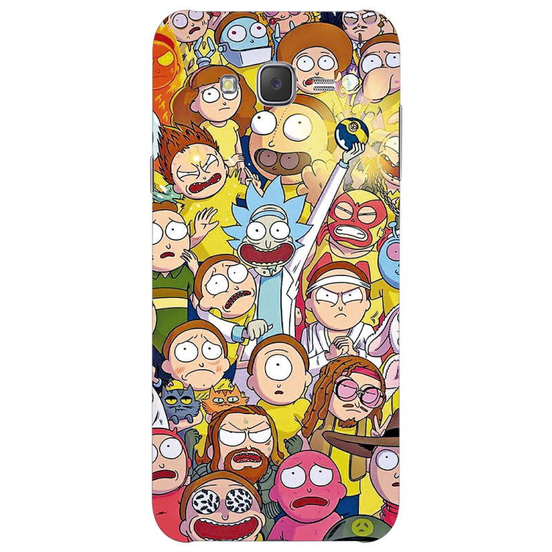 Чехол Uprint Samsung J500H Galaxy J5 Rick and Morty