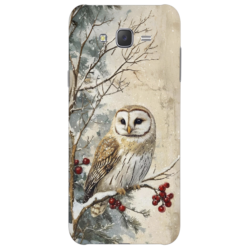 Чехол Uprint Samsung J500H Galaxy J5 Christmas Owl