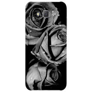 Чехол Uprint Samsung J500H Galaxy J5 Black and White Roses