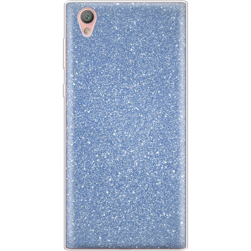 Чехол с блёстками Sony Xperia L1 G3312  Голубой