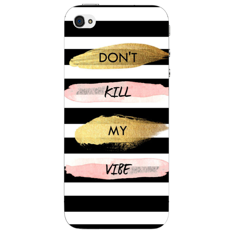 Чехол Uprint Apple iPhone 4 Dont Kill My Vibe