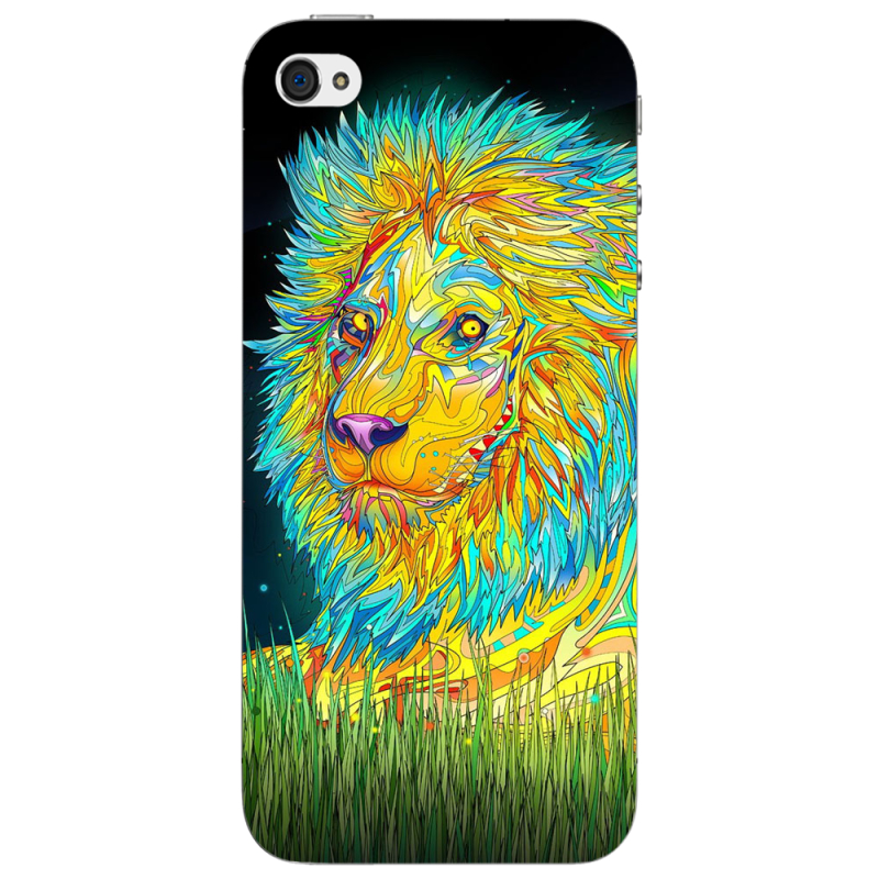 Чехол Uprint Apple iPhone 4 Moonlight Lion