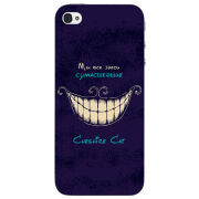 Чехол Uprint Apple iPhone 4 Cheshire Cat