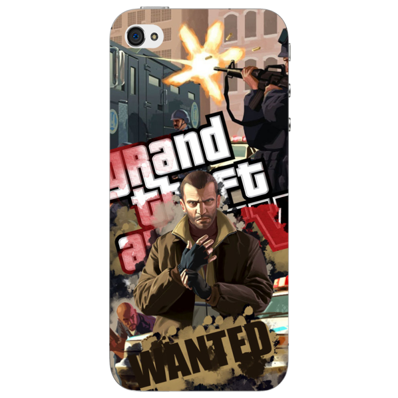 Чехол Uprint Apple iPhone 4 GTA 4