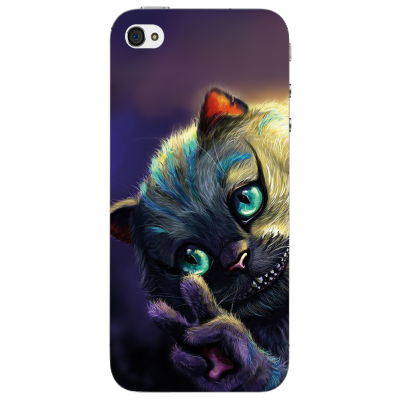 Чехол Uprint Apple iPhone 4 Cheshire Cat