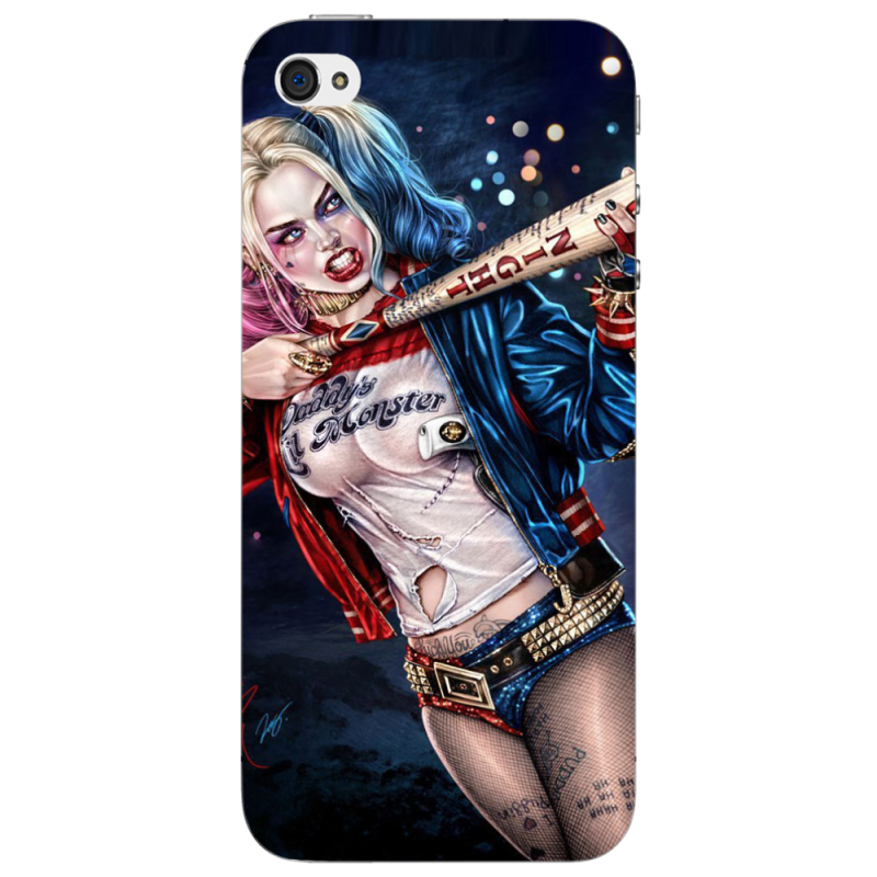 Чехол Uprint Apple iPhone 4 Harley Quinn