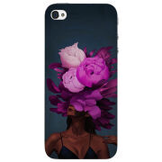 Чехол Uprint Apple iPhone 4 Exquisite Purple Flowers