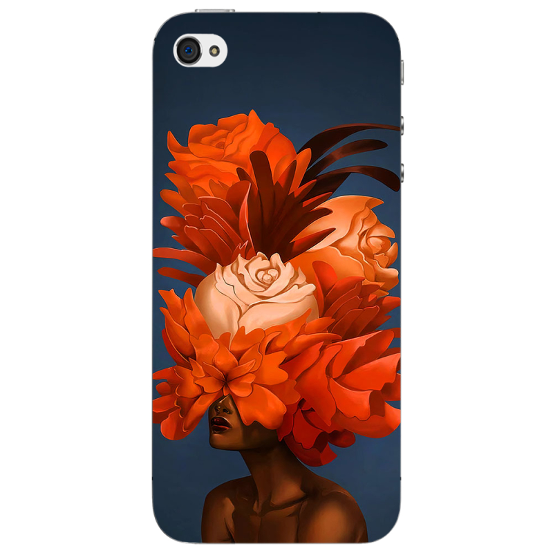 Чехол Uprint Apple iPhone 4 Exquisite Orange Flowers