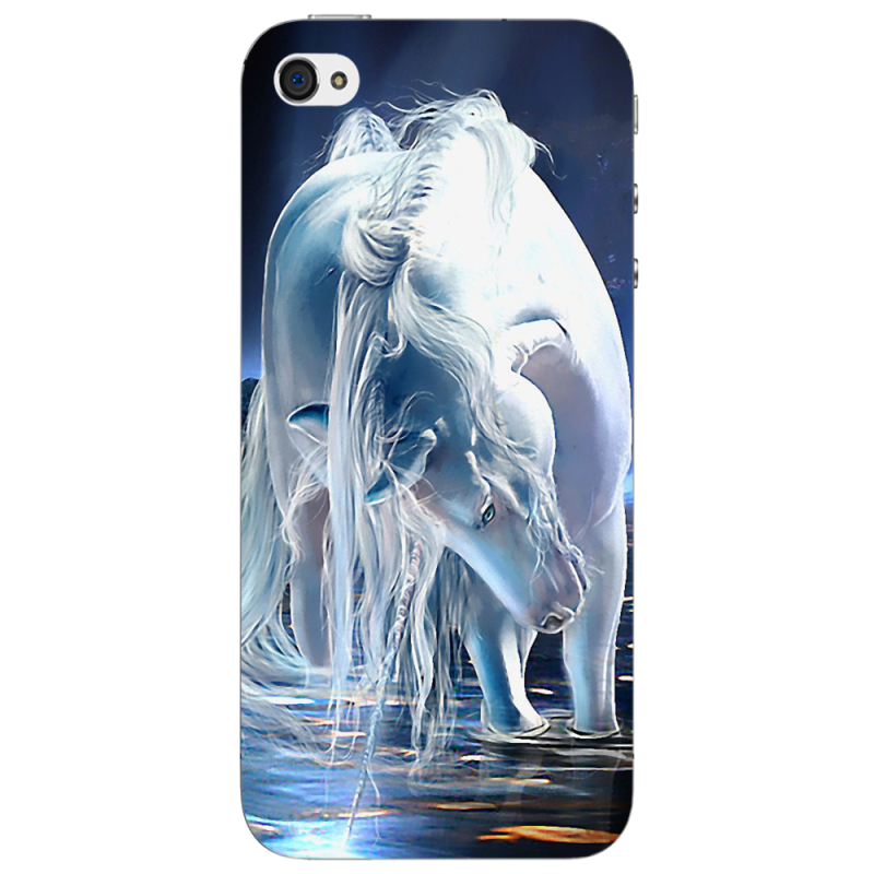 Чехол Uprint Apple iPhone 4 White Horse