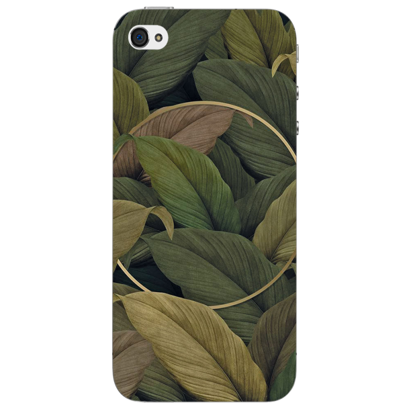 Чехол Uprint Apple iPhone 4 Leaf