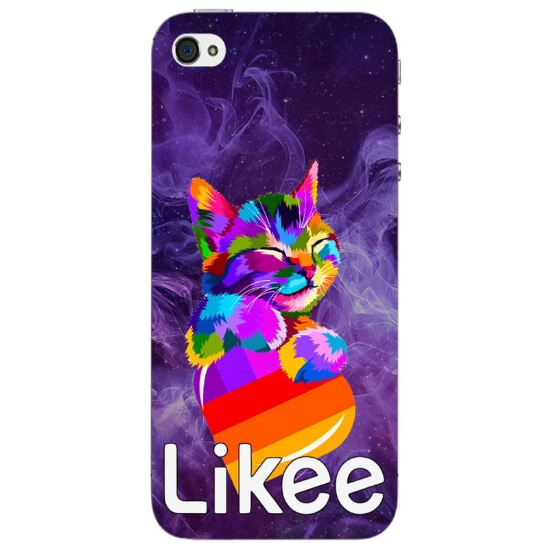 Чехол Uprint Apple iPhone 4 Likee Cat